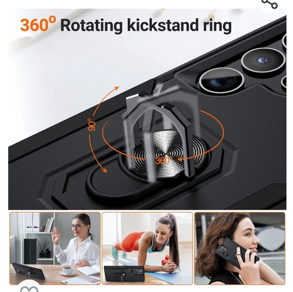 Adventurer Heavy Duty Case for S23 Ultra Black - Picture 3 of 7